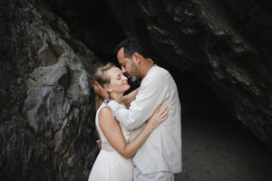 Wedding ocean cave